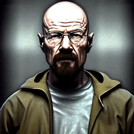 Prompt: Walter White in Silent hill