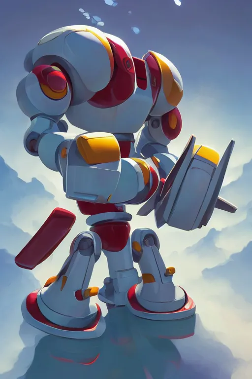 Image similar to metabots medabots medarotto medarot robot minimalist comics, behance hd by jesper ejsing, by rhads, makoto shinkai and lois van baarle, ilya kuvshinov, rossdraws global illumination ray tracing hdr radiating a glowing aura