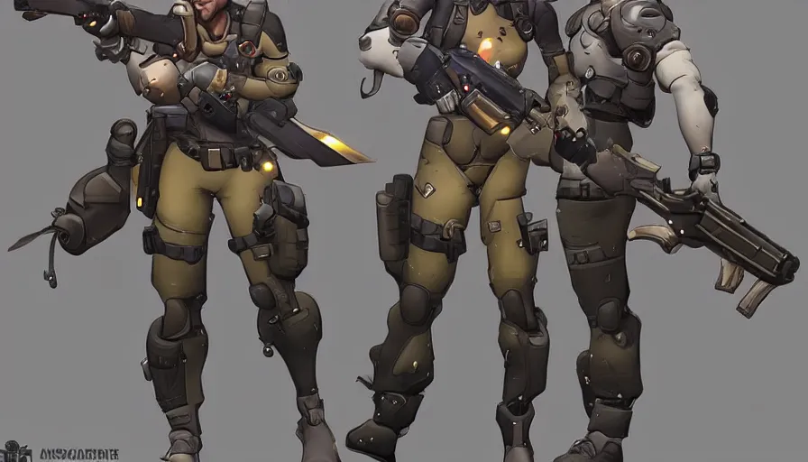 Image similar to Concept art for new Overwatch character: The Saboteur, French Special Ops, Short, Nimble, Sly, Silenced Pistol for Main Weapon, Uses Explosives, Charge Explosives, C4 Explosive, Roguish, Smoke Grenades, Dps, Martyrdom, Dark Humor, Widowmaker's former lover, Cursed, Immortal, Male, Rugged, Daggers, High-tech, Fast, Vanta Black and Light Green