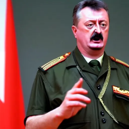 Image similar to Igor Ivanovich Strelkov(Girkin) aggressively calls for total mobilization