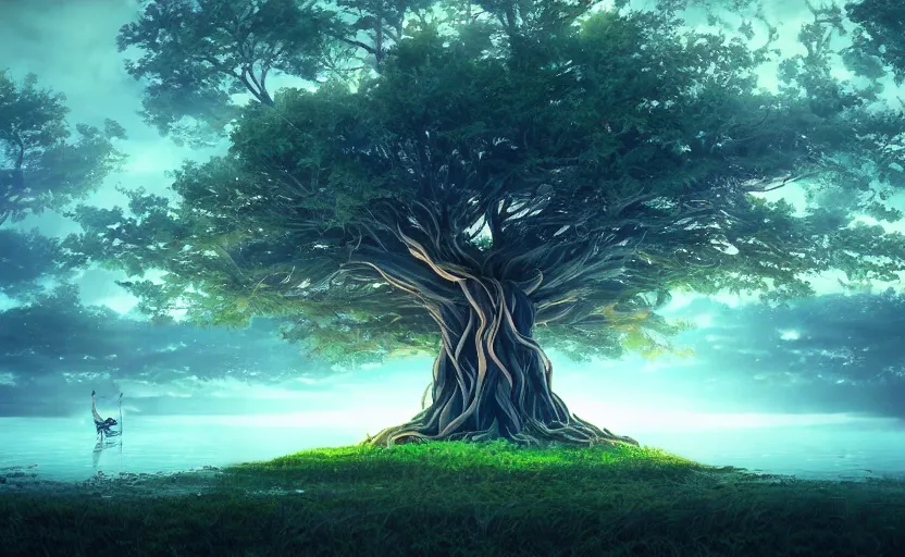 Wise Mystical Tree [1920x1080] : r/wallpaper