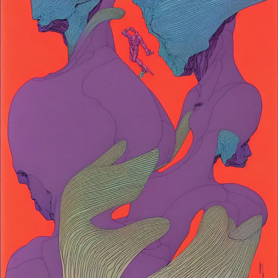 Image similar to ( ( ( ( life ) ) ) ) by mœbius!!!!!!!!!!!!!!!!!!!!!!!!!!!, overdetailed art, colorful, artistic record jacket design