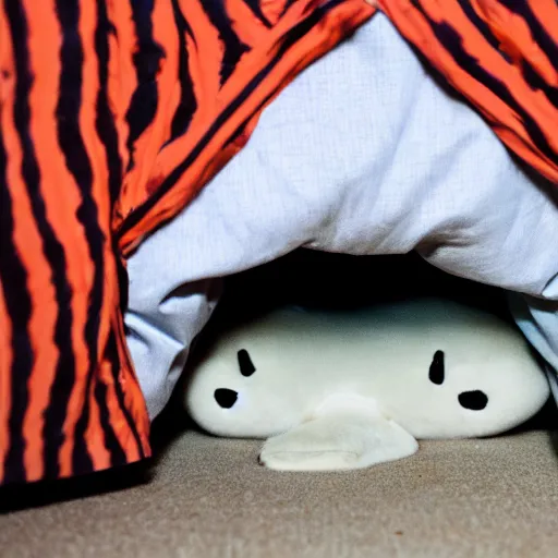 Image similar to a scary creature is under my bed.