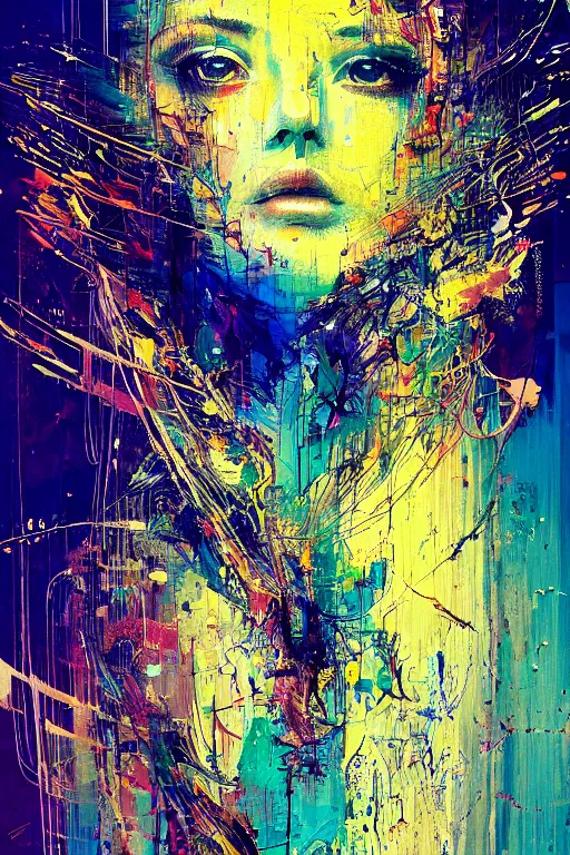 Prompt: abstract beauty, approaching perfection, pure form, golden ratio, by carne griffiths and wadim kashin