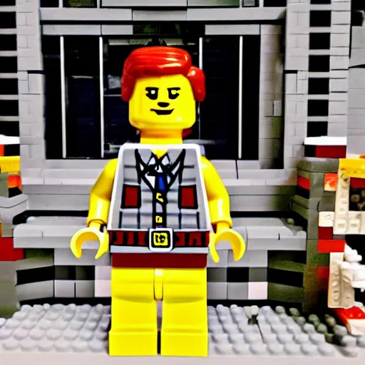 Image similar to bill murray as a lego man