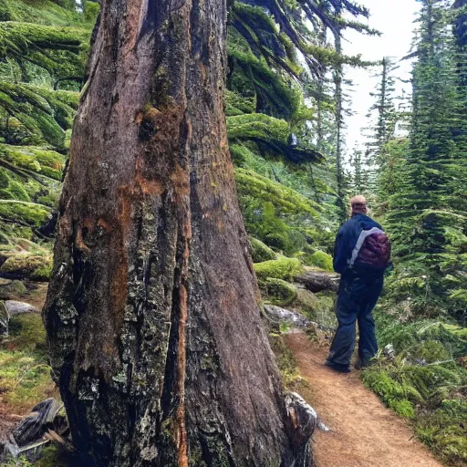 Prompt: spotting a bear from horseback in the pacific northwest, mountains, glaciers, alpine, intergalactic