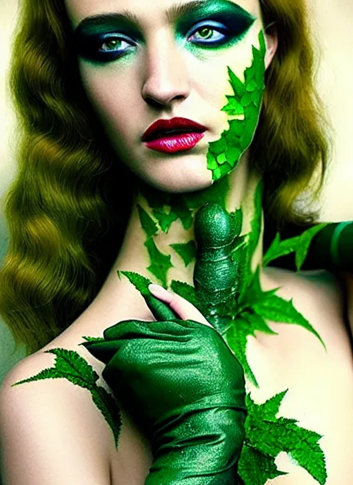 a beautiful portrait of daria strokous as poison ivy | Stable Diffusion ...