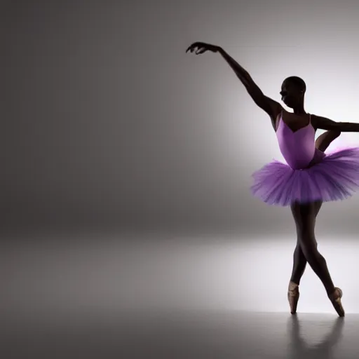 Prompt: Samuel L. Jackson as a ballerina, dancing gracefully, 4k, high details, studio lighting