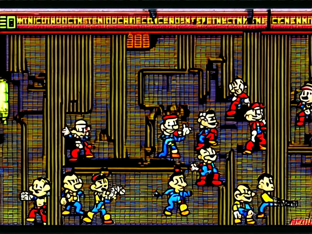 Image similar to fallout 2 on nes nintendo console screenshot ctr tv