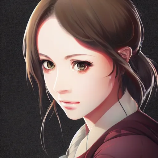 Image similar to portrait of jyn erso, anime fantasy illustration by tomoyuki yamasaki, kyoto studio, madhouse, ufotable, comixwave films, trending on artstation