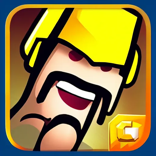 Prompt: pencil as clash of clans app icon