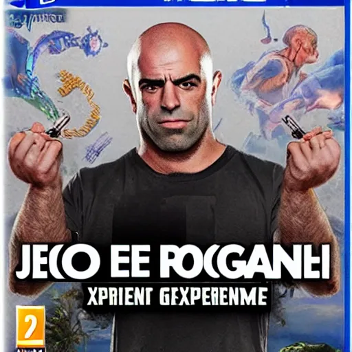 Prompt: Joe Rogan Experience game for the PlayStation 2