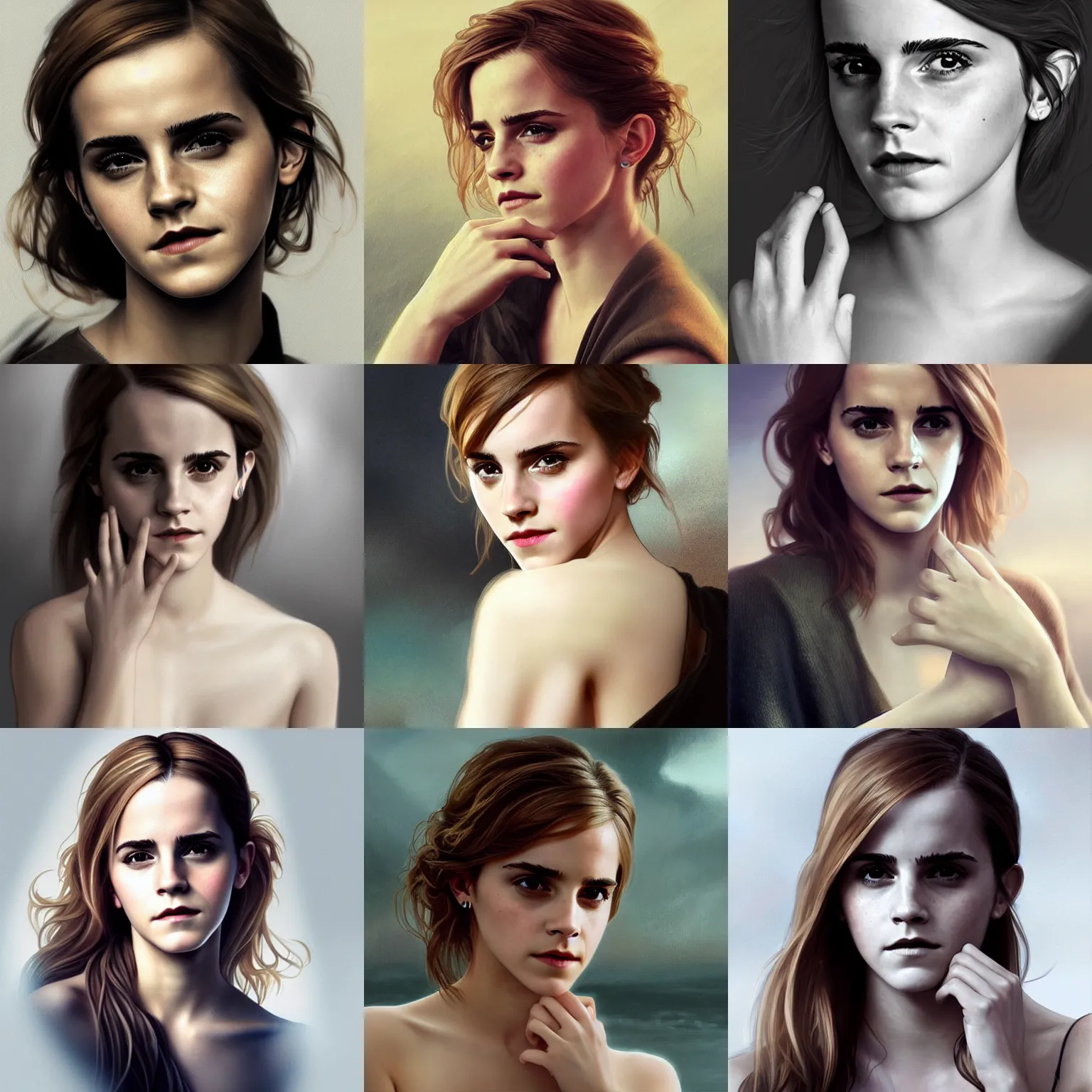Emma Watson showing her ring on finger, realistic, | Stable Diffusion |  OpenArt