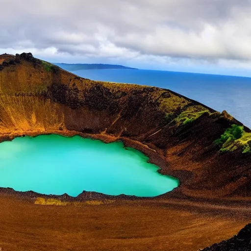 Image similar to azores fire lake