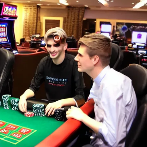 Prompt: xQc gambling