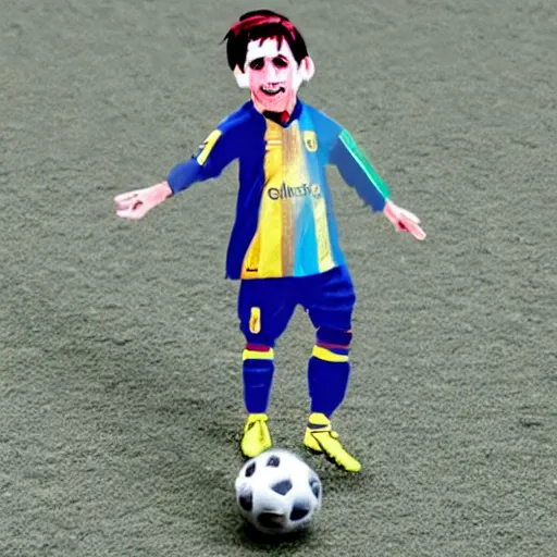 Prompt: smallest messi in the world