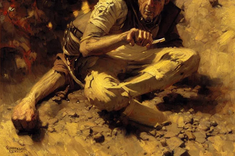 Image similar to crack bender, painting by gaston bussiere, craig mullins, j. c. leyendecker