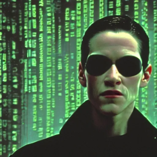 Movie still from The Matrix, Tetradic Color Scheme | Stable Diffusion ...