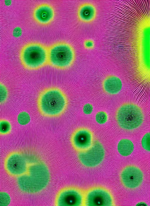 Image similar to Microscopic organisms in the style of William Latham Mutator, digital art