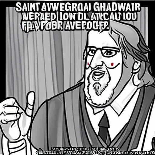 Prompt: Saint Gabe Newell