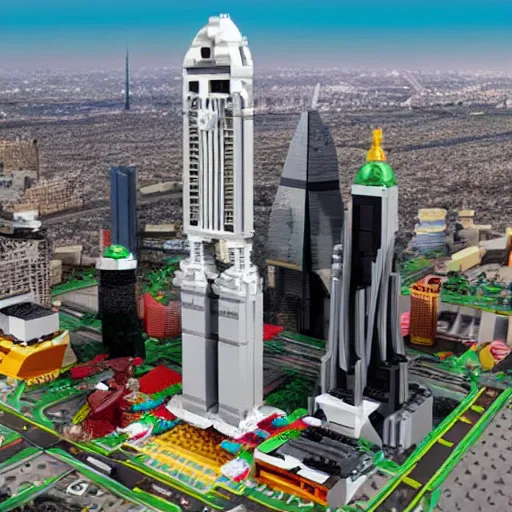 Prompt: Riyadh city lego set