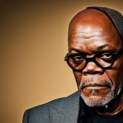 Prompt: samuel l jackson wearing cat ears and emo clothes, 4 k, hyper realistic, dslr, high resolution, landscape, beautiful