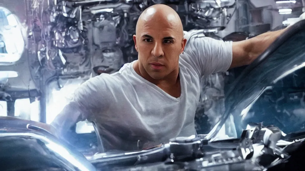 Image similar to Dominic Toretto in space