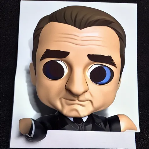 Image similar to robert de niro as nendoroid!, background bar, kodak film