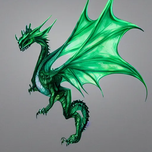 Prompt: a transparent wind dragon, photorealistic.
