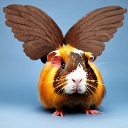 Image similar to guinea pig with wings