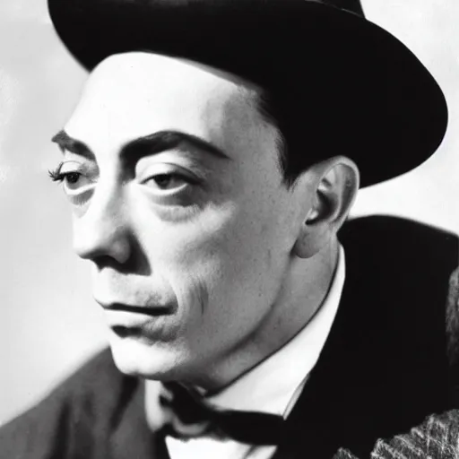 Image similar to buster keaton