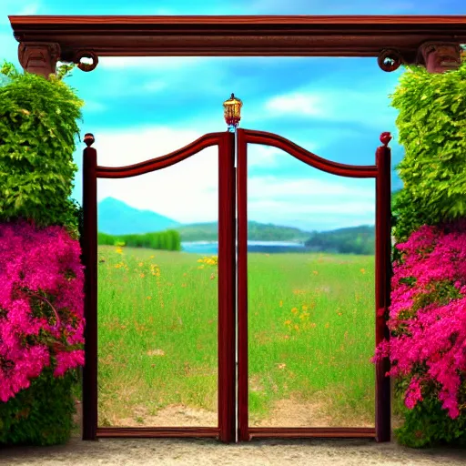 Image similar to gate value, realistic photo, 8 k