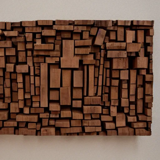 Prompt: a wood masterpiece symbolizing expectations