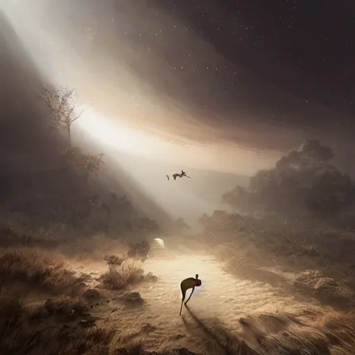 Image similar to a boerboel mastiff running, a kangaroo being chased, detailed, intricate, by jessica rossier