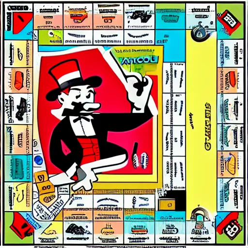 Prompt: mr monopoly anatomy