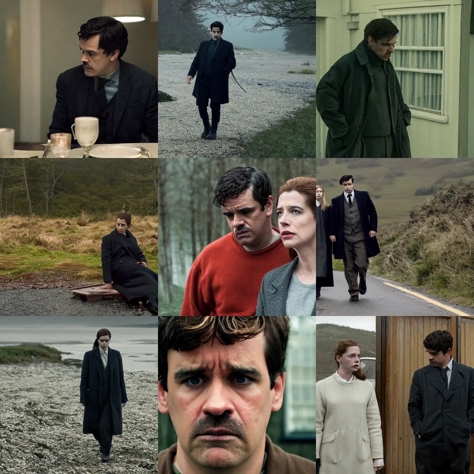 Prompt: a film still from the lobster ( 2 0 1 5 )
