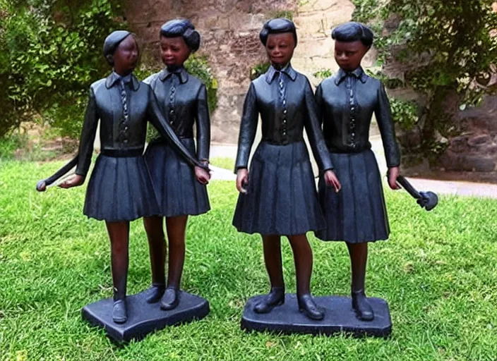 Image similar to Image on the store website, eBay, Full body, 80mm resin figure of Female boarding school students