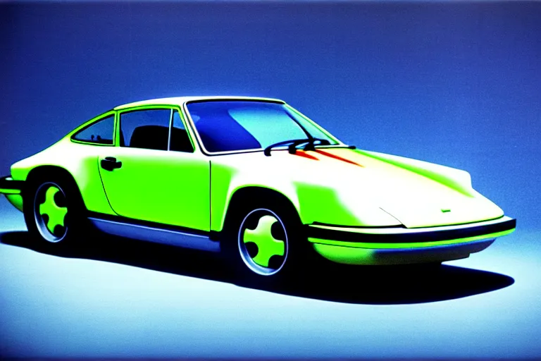 Prompt: designed by giorgetto giugiaro stylized poster of a single 9 1 1 concept, thick neon lights, ektachrome photograph, volumetric lighting, f 8 aperture, cinematic eastman 5 3 8 4 film