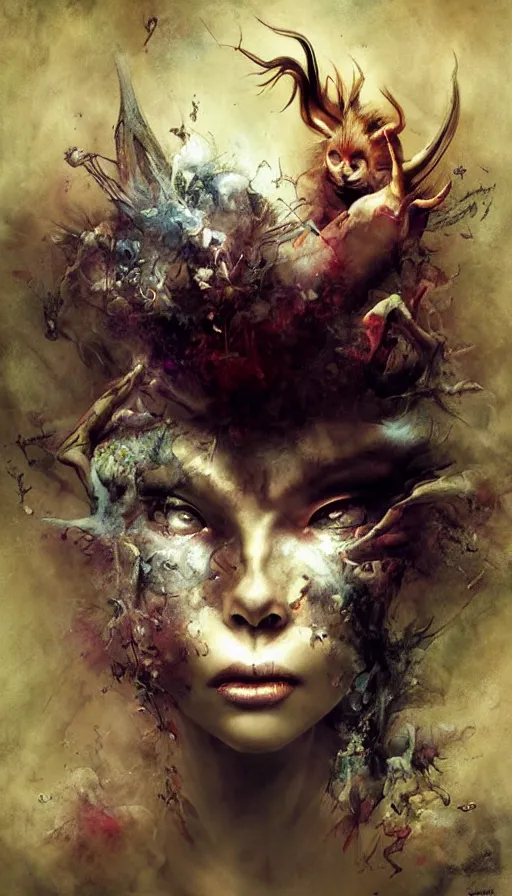 Image similar to psytrance artwork, by ryohei hase