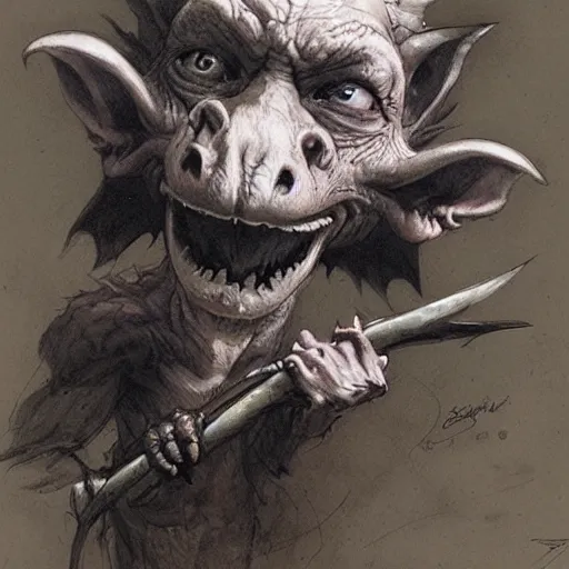 Image similar to a goblin by jean baptiste monge