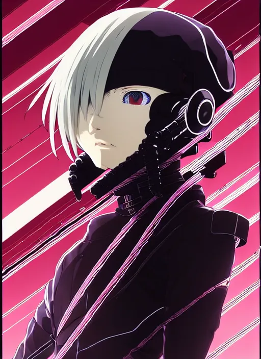 Image similar to tsutomu nihei, anime reol by ilya kuvshinov, last exile, murata range, fine detail, perfect anime face, dramatic lighting, dynamic composition, art deco, cel shading, vivid, rich texture, alphonse mucha, ( ( ( colorful ) ) ), ( ( ( yoshinari yoh ) ) ), loish, guweiz