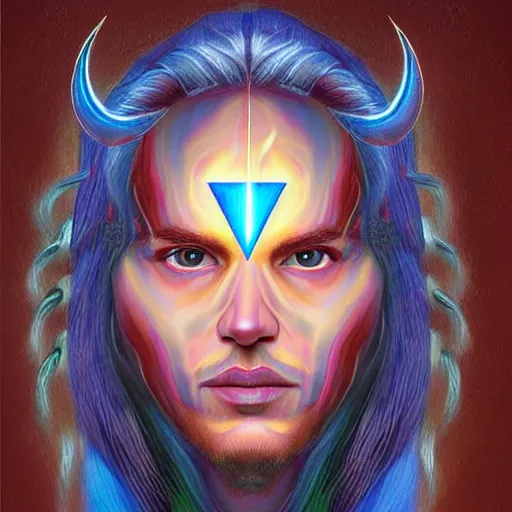 Prompt: “sango God of thunder plaited hair lightning facial details proportionate symmetrical digital art oil painting”