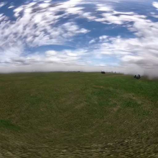 Image similar to first person pov of a big battlefield