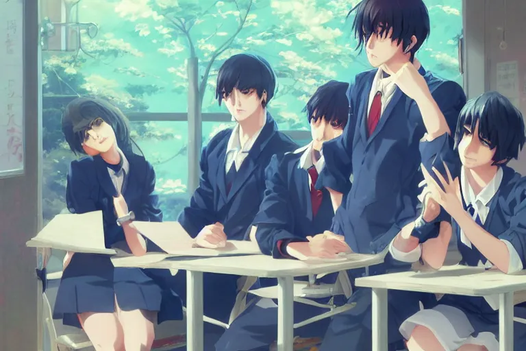 School Boy Anime | CGTrader