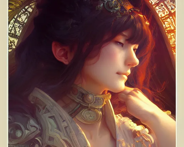 Prompt: photography of yoshiyuki tomino, deep focus, d & d, fantasy, intricate, elegant, highly detailed, digital painting, artstation, concept art, matte, sharp focus, illustration, hearthstone, art by artgerm and greg rutkowski and alphonse mucha