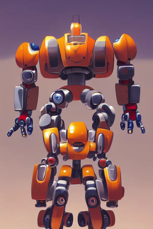 Image similar to metabots medabots medarotto medarot robot minimalist comics, behance hd by jesper ejsing, by rhads, makoto shinkai and lois van baarle, ilya kuvshinov, rossdraws global illumination ray tracing hdr radiating a glowing aura