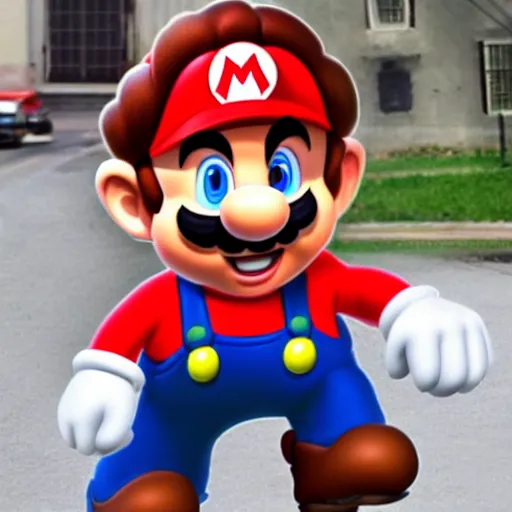 Prompt: tom cruise as mario, nintendo