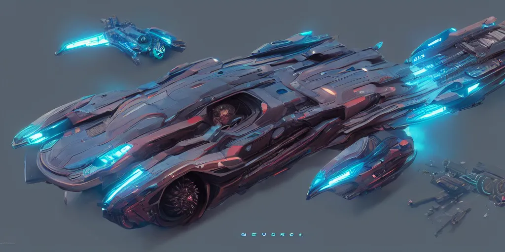 Image similar to cyberpunk vehicle design, character sheet, Moebius, Greg Rutkowski, Zabrocki, Karlkka, Jayison Devadas, Phuoc Quan, trending on Artstation, 8K, ultra wide angle, zenith view, pincushion lens effect