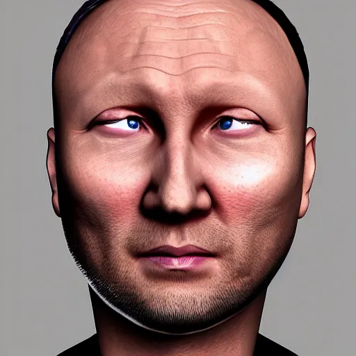 Prompt: limmy, caucasian man, trending on artstation