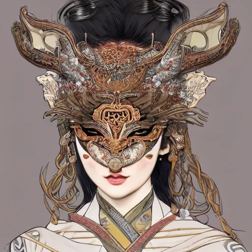 Prompt: a Photorealistic dramatic fantasy render of a beautiful woman wearing a beautiful intricately detailed Japanese Wolf Kitsune mask and clasical Japanese Kimono by WLOP,Artgerm,Greg Rutkowski,Alphonse Mucha, Beautiful dynamic dramatic dark moody lighting,shadows,cinematic atmosphere,Artstation,concept design art,Octane render,8K The seeds for each individual image are: [4223700478, 2654925974, 34080912, 930077006, 642801263, 198062113, 1619465783, 1744440651, 1060154714]